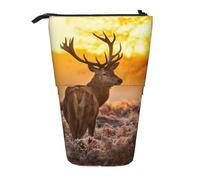 GSGCSBYMLG Astuccio telescopico verticale con stampa di cervo rosso