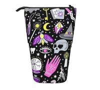 GSGCSBYMLG Astuccio telescopico verticale con stampa di disegno di stregoneria magica