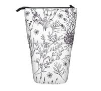 GSGCSBYMLG Astuccio telescopico verticale con stampa di erbe e piante erbacee