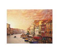 GSGCSBYMLG Bella Venezia Canal View stampato 240g flanella coperta decorazione coperta