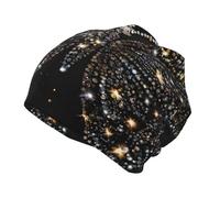 GSGCSBYMLG Berretto per bambini con stampa farfalla strass cappello caldo lavorato a maglia nero