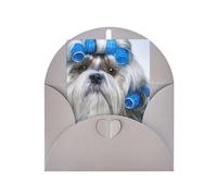 GSGCSBYMLG Biglietto di auguri con stampa di cane Shih Tzu con buste, biglietto di ringraziamento