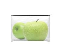 GSGCSBYMLG Borsa cosmetica riutilizzabile della borsa cosmetica della carta stampata della frutta ciano