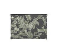 GSGCSBYMLG Borsa cosmetica riutilizzabile della borsa cosmetica stampata dei soldi del segno del dollaro