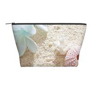 GSGCSBYMLG Borsa da viaggio con stampa di fiori zen blu con stelle marine sulla spiaggia, borsa organizer da viaggio portatile con cerniera, Nero , Taglia unica