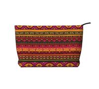 GSGCSBYMLG Borsa da viaggio in velluto a coste stampato stile messicano folk art boho borsa da viaggio organizer, Nero , Taglia unica