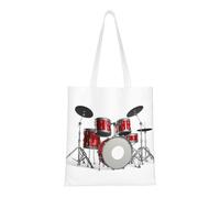 GSGCSBYMLG Cool Drum Set stampato Totes Shopping Bag Tote Bag Borsa di stoccaggio lavabile