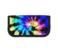 GSGCSBYMLG Exotic Tribe Tie Dye Style Stampato Canvas Pen Case Portatile Cancelleria Caso di Immagazzinaggio Pouch