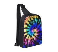 GSGCSBYMLG Exotic Tribe Tie Dye Style stampato petto bag doppia tasca Crossbody borsa petto