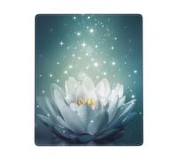 GSGCSBYMLG Magic Lotus Floral stampato Il tappetino per mouse 7x9 pollici lavabile con bordi cuciti delicati