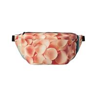 GSGCSBYMLG Marsupio a forma di cuore floreale con petali stampati a tracolla marsupio casual