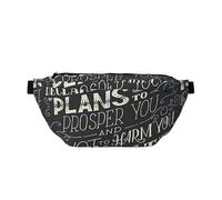 GSGCSBYMLG Marsupio a tracolla con stampa "I Know The Plans Have You Declares Lord"