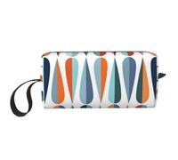 GSGCSBYMLG Mid Century Modern Retro con forme a goccia Stampata Ricevi Borsa Piccola Borsa Trucco Viaggio Toiletry Bag
