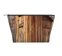 GSGCSBYMLG Old Ancient Outhouse Borsa da viaggio con stampa giornaliera borsa organizer da viaggio con cerniera borsa da toilette portatile, Nero , Taglia unica