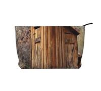 GSGCSBYMLG Old Ancient Outhouse - Borsa da viaggio in velluto a coste con stampa, Nero , Taglia unica