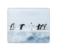 GSGCSBYMLG Penguins on the Iceberg stampato Il tappetino per mouse lavabile con bordi cuciti delicati