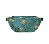 GSGCSBYMLG Pittura Fiori di Mandorlo Stampato Crossbody Marsupio Marsupio Borsa Casual Petto