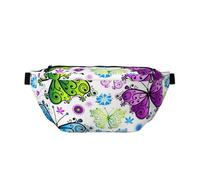 GSGCSBYMLG Primavera Farfalla Colorata Stampato Crossbody Marsupio Marsupio Casual Busta