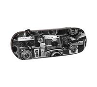 GSGCSBYMLG Retro Cool Camera Collection Stampato Pelle Matita Astuccio Cancelleria Bag