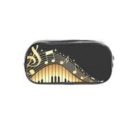 GSGCSBYMLG Romanzo Nota Musicale Stampato Trasparente Astuccio Matita Sacchetto di Cancelleria Portatile