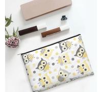 GSGCSBYMLG Sacchetto cosmetico riutilizzabile della borsa cosmetica della borsa di trucco della carta stampata sveglio dei
