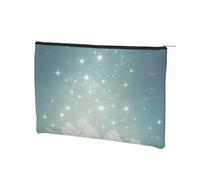 GSGCSBYMLG Sacchetto cosmetico riutilizzabile della borsa cosmetica della carta stampata floreale del fiore magico