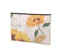 GSGCSBYMLG Sacchetto cosmetico riutilizzabile della borsa cosmetica stampata del girasole