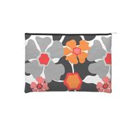 GSGCSBYMLG Sacchetto cosmetico riutilizzabile della borsa cosmetica stampata del modello floreale retrò