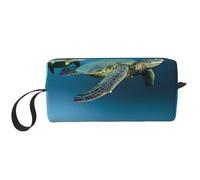 GSGCSBYMLG Sea Conch Shell Starfish Turtle Stampato Ricevere Borsa Piccola Borsa Trucco Viaggio Toiletry Bag