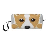 GSGCSBYMLG Simpatico cartone animato gallese Corgi Dog stampato ricevere borsa piccola borsa trucco viaggio toilette borsa