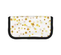 GSGCSBYMLG Sparsed Dreamy Stars and Spots - Astuccio portatile in tela con stampa di stelle e pois
