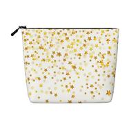 GSGCSBYMLG Sparsed Dreamy Stars and Spots - Borsa da viaggio in canapa finta con stampa di stelle e pois, Nero , Taglia unica