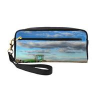 GSGCSBYMLG Trousse da viaggio con stampa di trattore della fattoria di fantasia, piccola trousse da viaggio