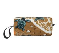 GSGCSBYMLG Turtles on The Beach - Borsa da viaggio con stampa di tartarughe sulla spiaggia