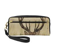 GSGCSBYMLG Whitetail Cervo Cervo nel deserto Stampato Astuccio Piccolo Trucco Borsa Viaggio Toiletry Bag