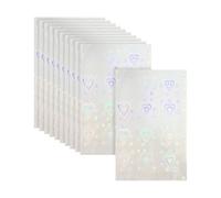 GSHLLO 100 pz 61 x 91 mm Piccolo Cuore Bustine di Plastica Trasparente Photocard Maniche Protettive Lampeggianti Carine Trading Card Cover Trasparente Trading Card Protector per gli Appassionati