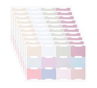 GSHLLO 300 etichette adesive colorate per indice, scrivibili, etichette autoadesive per note di pagina, annotazioni, bandiere mensili, etichette, etichette, etichette, etichette, colorate, 3