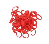 GSHUPIOU Strisce di Gomma, Kit di Nastri di Gomma Grezzi Elastici Elastici da 500 Pezzi, Elastici Rossi Piccoli da 15 * 5 mm, Elastici for Verdure, Elastici Larghi di Piccole Dimensioni