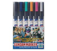 Gsi Creos Gundam Marker Ams-125 Metallolic Set 2 Pennarello