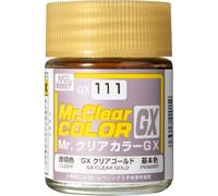 GSI Creos MR HOBBY Mr. Clear Color GX GX Clear Gold GX111 18 ml Made in Japan