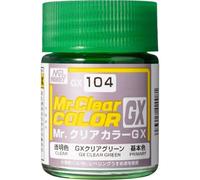GSI Creos MR. HOBBY Mr. Clear Color GX GX Clear Green GX104 18 ml Made in Japan