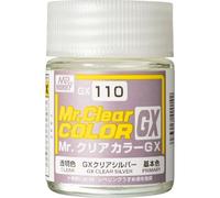 GSI Creos MR HOBBY Mr. Clear Color GX GX Clear Silver GX110 18 ml Made in Japan