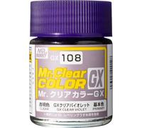 GSI Creos MR HOBBY Mr. Clear Color GX GX Clear Violet GX108 18 ml Made in Japan