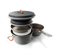Gsi Outdoor - Set di pentole da campeggio con base Pinnacle per camper e cucine da campeggio dal 1985, grandi
