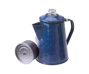 GSI Outdoors Caffettiera a percolatore | Bollitore smaltato da campeggio per pentole da campeggio all'aperto, cabina, camper, cucina, caccia e zaino in spalla