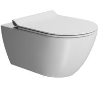 GSI Pura vaso wc sospeso senza brida bianco opaco 881509