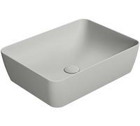 GSI Sand lavabo 50x38 cm rettangolare da appoggio grigio/pietra 903717