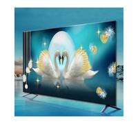 GSJNHY Coperture Protettive per Televisori Universal TV Cover Protective Household Cloth Machine Washable Soft And Silky Decoration 32-75 Inch(Color-09,75 Inch)