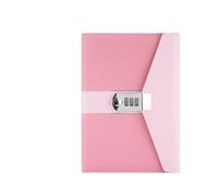 GSJNHY Diario con Serratura Notebook da 200 pagine Libro con password Diario segreto Blocco password Notebook Blocco note Scuola Forniture for ufficio di cancelleria Regali for bambini(Pink)