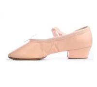 GSJNHY Punte Danza Classica Pelle Pratica Scarpe da Ballo Insegnante Insegnamento Scarpe da Ballo Scarpe da Balletto con Tacchi (Color : Pink, Size : 5.5)